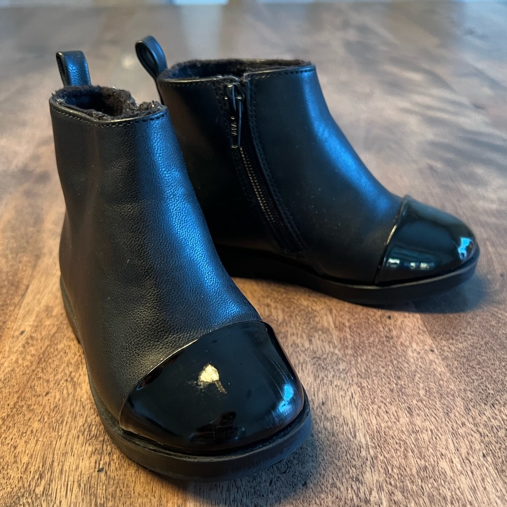 Zara Booties/Boots Baby Girl Size 4.5 Black